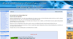 Desktop Screenshot of earnmoneytools.com